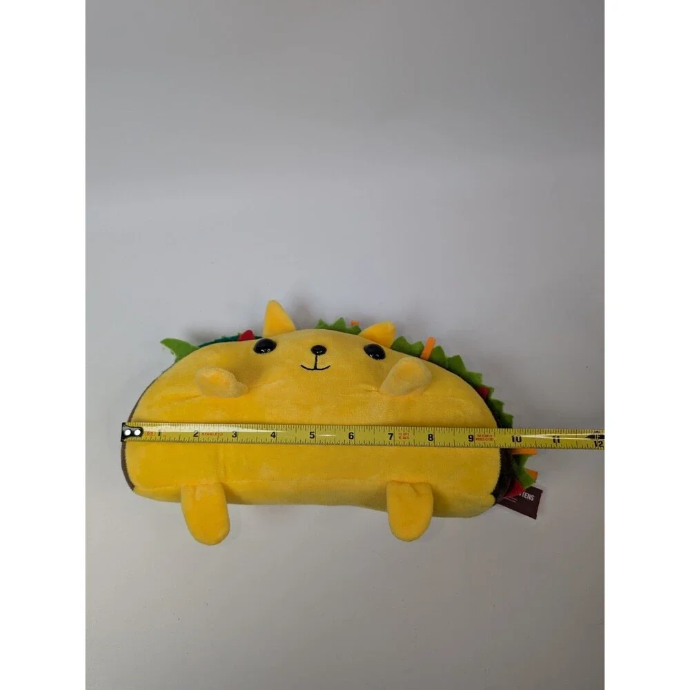 Exploding Kittens Tacocat Plush 10” Taco Cat Stuffed Animal Yellow 2018